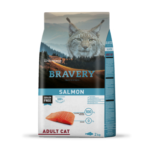 Bravery Salmon Adult Cat | Alimento Grain Free | Felinova