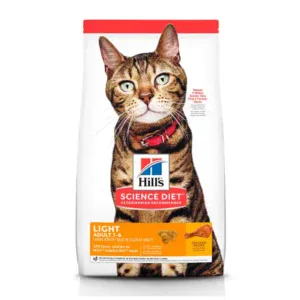 Hill's Science Diet Adult Light: Alimento para Gatos (1,81 kg) | Felinova