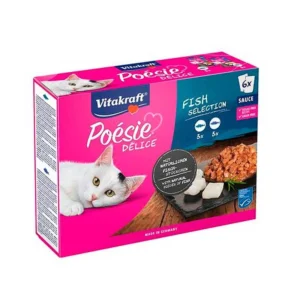 Vitakraft Poésie Délice Pack Pescados 6+1 Envío Express Boutique Premium